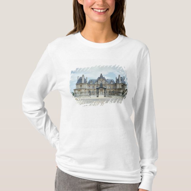 Beskåda av den västra facaden av Chateau de T Shirt (Framsida)