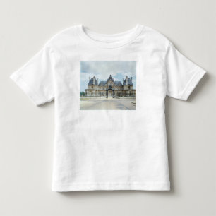 Beskåda av den västra facaden av Chateau de Tee
