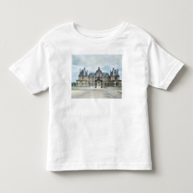 Beskåda av den västra facaden av Chateau de Tee (Framsida)