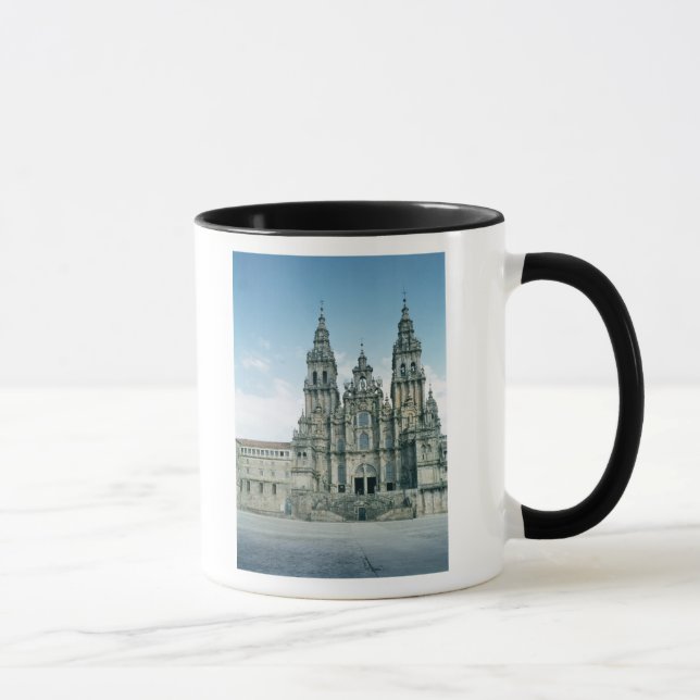 Beskåda av den västra facaden, byggt 1738-50 mugg (Höger)