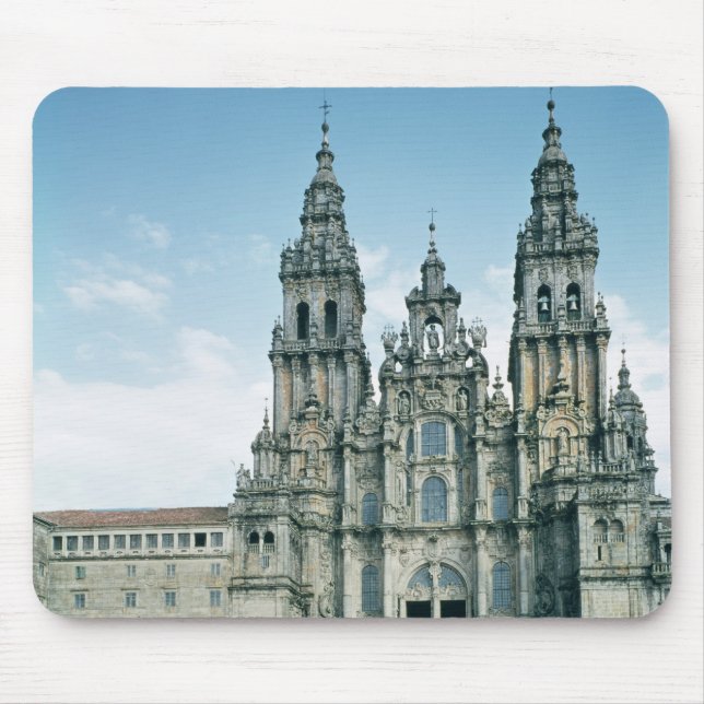 Beskåda av den västra facaden, byggt 1738-50 musmatta (Framsidan)