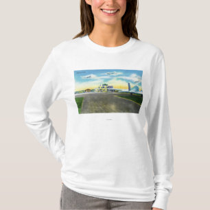 Beskåda av det Brainard fält, flygplan som landa Tee Shirt
