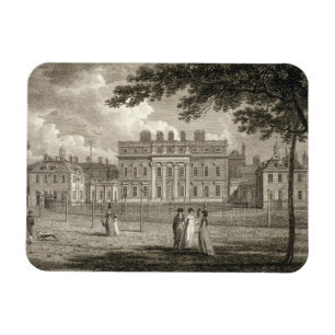 Beskåda av det Buckingham huset, inristat av W. Magnet