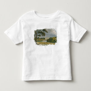 Beskåda av det Burghley huset, placera av markise T-shirt
