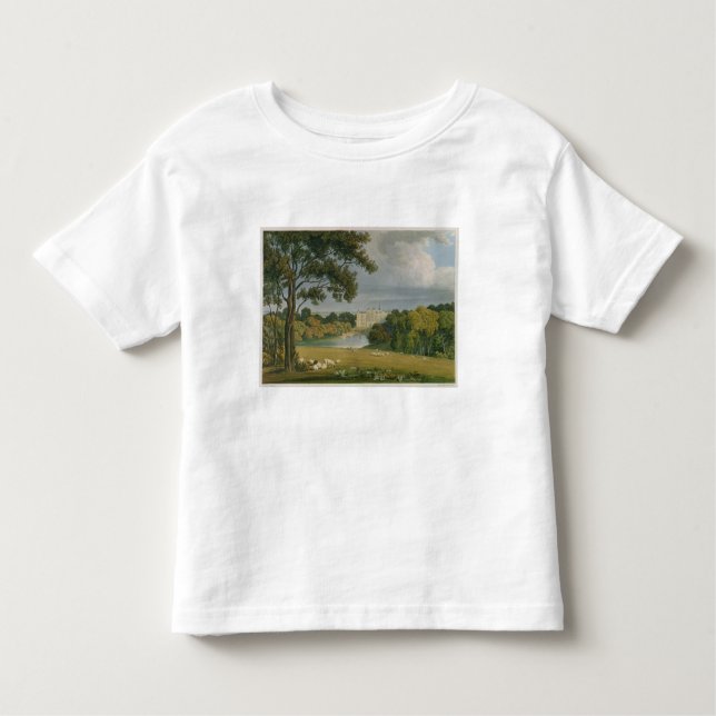 Beskåda av det Burghley huset, placera av markisen T Shirt (Framsida)