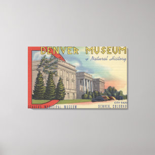 Beskåda av det Denver museet av naturhistoria Canvastryck