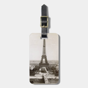 Beskåda av det Eiffel torn, 1900 Bagagebricka