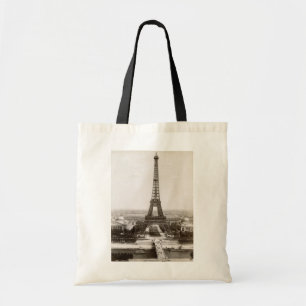 Beskåda av det Eiffel torn, 1900 Tygkasse