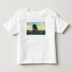Beskåda av det gammala franska slottet, 3 t-shirt