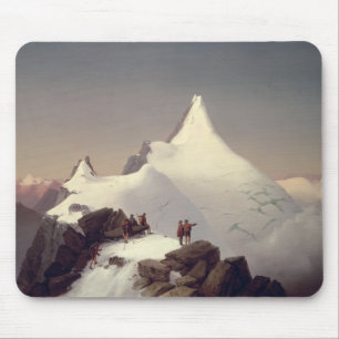 Beskåda av "det Grossglockner" berg Musmatta