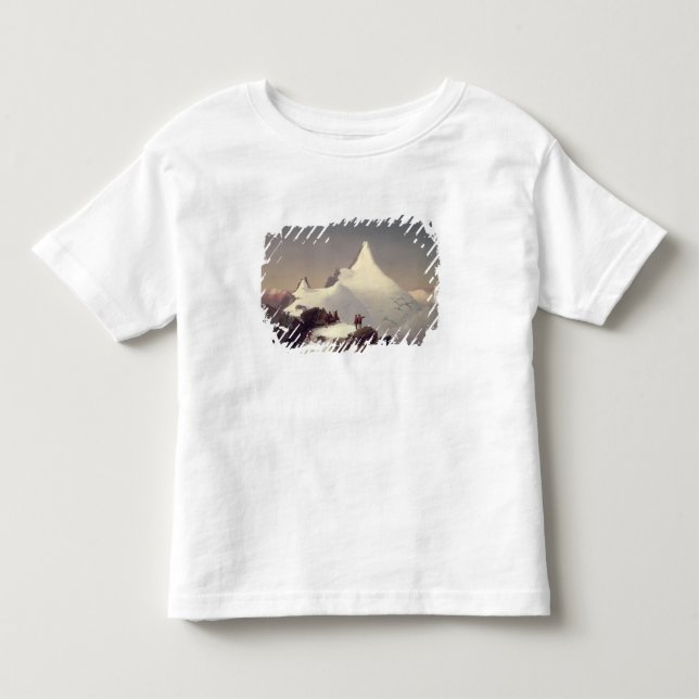 Beskåda av "det Grossglockner" berg T-shirt (Framsida)