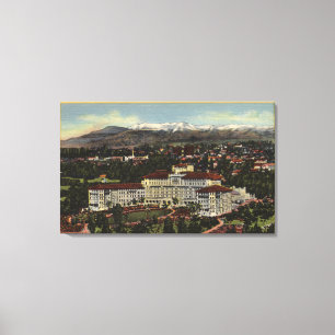 Beskåda av det Huntington hotellet Canvastryck