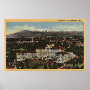 Beskåda av det Huntington hotellet Poster