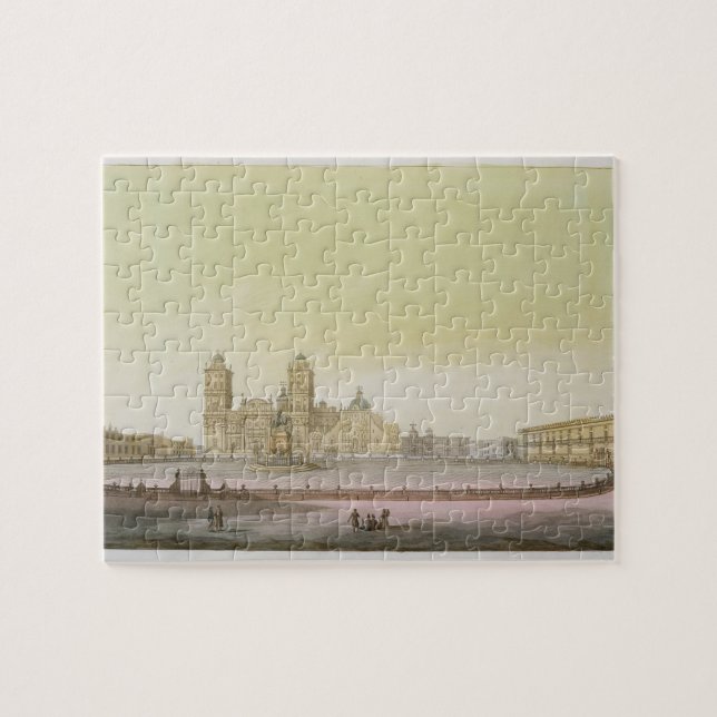 Beskåda av det huvudsakligt kvadrerar i Mexico - Pussel (Horisontell)