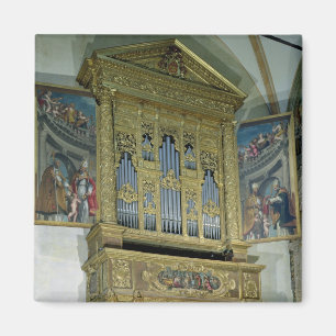 Beskåda av det kyrkliga organ, c.1590 magnet