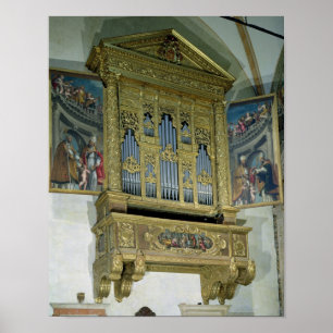 Beskåda av det kyrkliga organ, c.1590 poster
