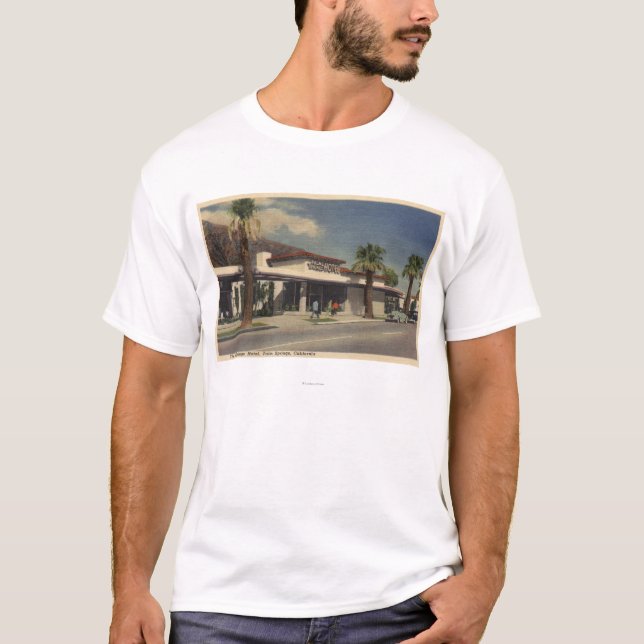 Beskåda av det Palm Spring hotellet T-shirt (Framsida)