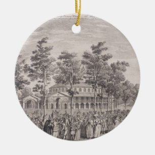 Beskåda av det Rotunda, det Ranelagh huset, på e Julgransprydnad Keramik