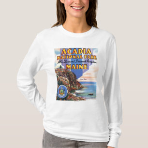 Beskåda av det underbara huvudet, och Maine Tee Shirt