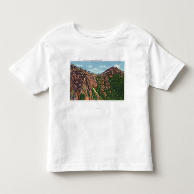 Beskåda av det Whiteface Mt toppmötet T-shirt (Framsida)