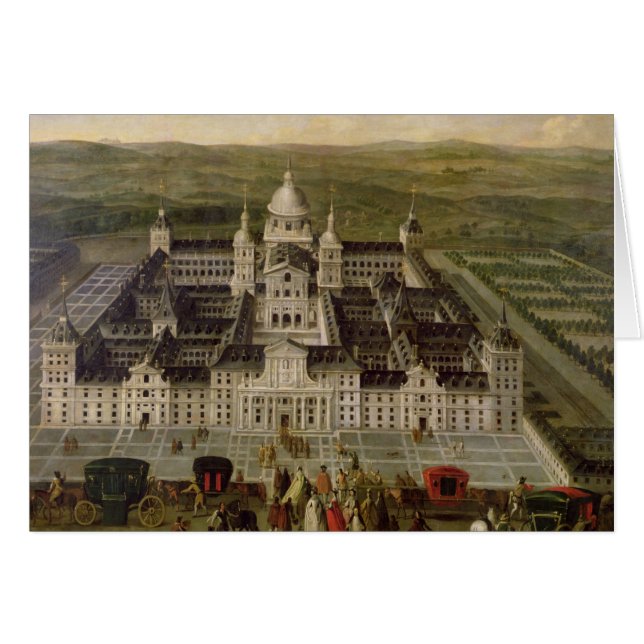 Beskåda av El Escorial Hälsningskort (Framsidan Horizontal)