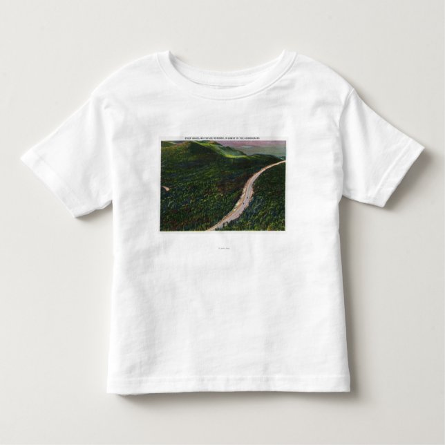 Beskåda av en brant klass på minnes- Hwy Tee Shirt (Framsida)