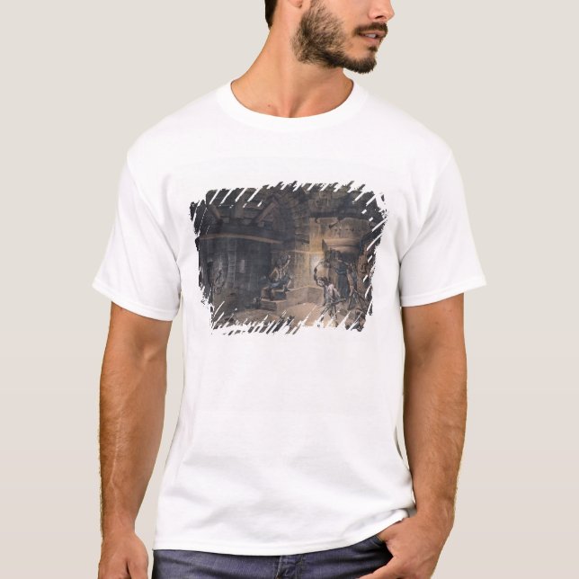 Beskåda av en cell i bastillen t shirt (Framsida)