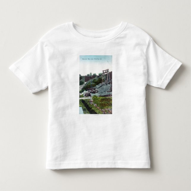 Beskåda av en diamant MineOroville, CA T Shirt (Framsida)