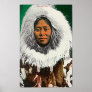 Beskåda av en eskimåskönhet poster