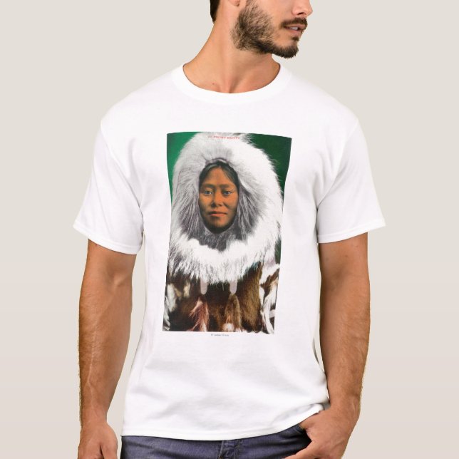 Beskåda av en eskimåskönhet tee shirt (Framsida)