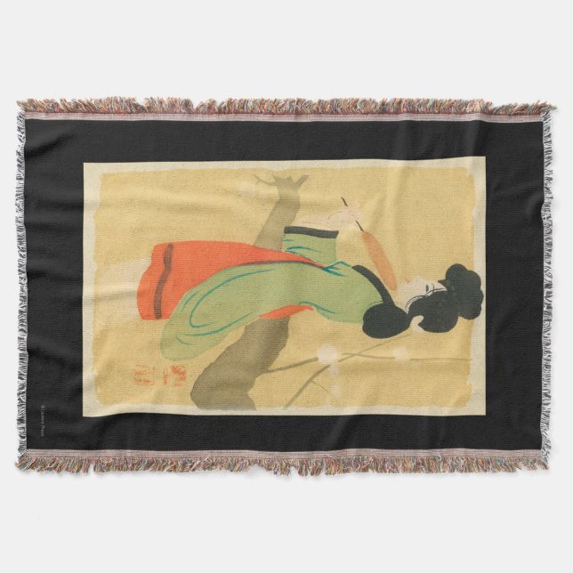 Beskåda av en japansk kvinna i ParisParis, Filt (Framsidan)