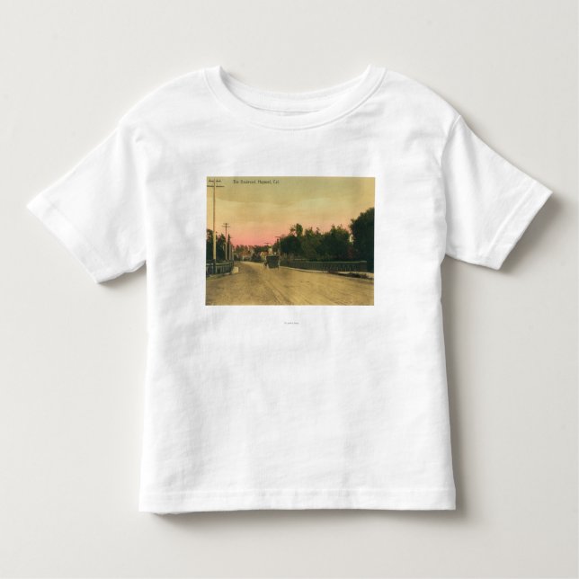 Beskåda av en Modellera-T Ford på boulevarden T-shirt (Framsida)