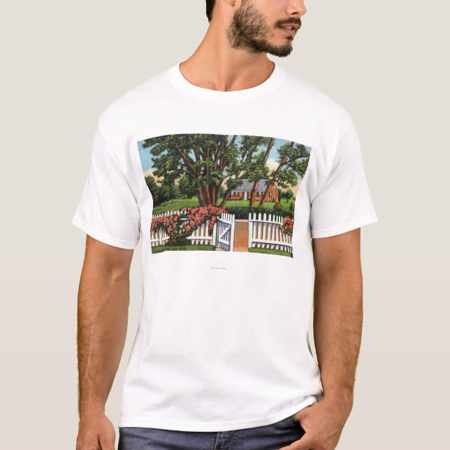 Beskåda av en pittoresk uppehåll t shirt (Framsida)
