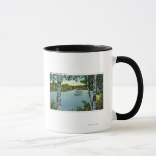 Beskåda av en Steamer på den Songo floden Mugg