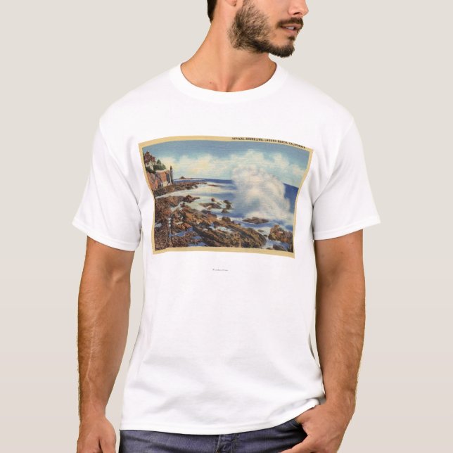 Beskåda av en typisk Shoreline T-shirt (Framsida)