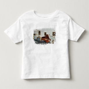 Beskåda av ett rum med en flygel t shirt