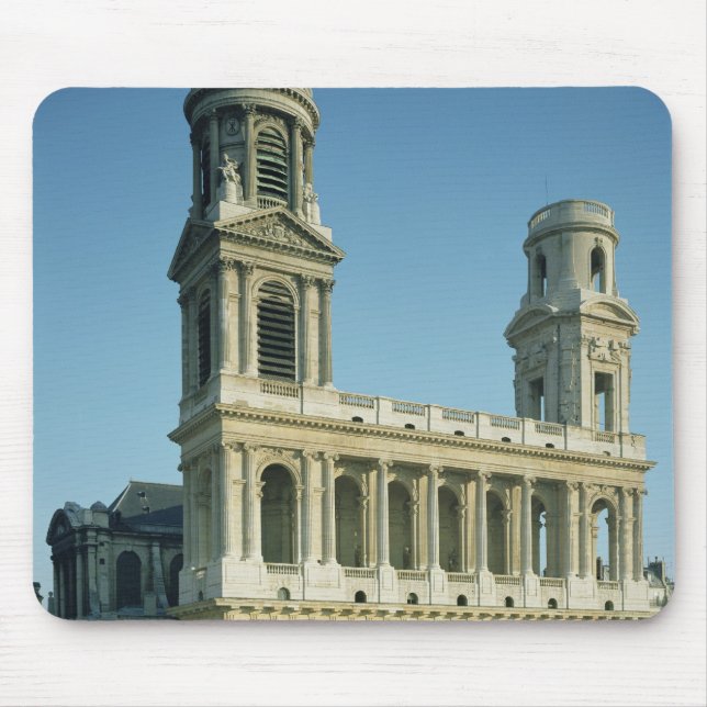 Beskåda av facaden av kyrkan av musmatta (Framsidan)