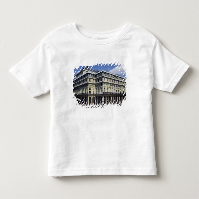Beskåda av facaden av theatren Francais T-shirt (Framsida)