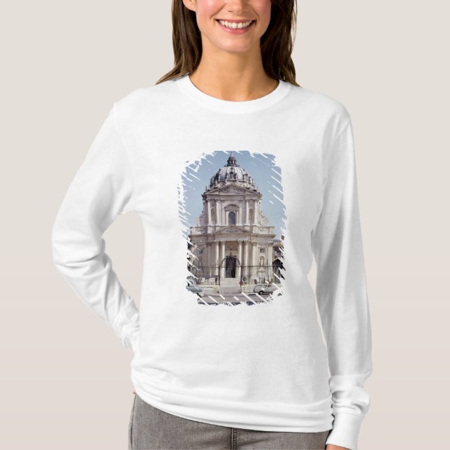 Beskåda av facaden av Val-de-Nåd Tee Shirt (Framsida)