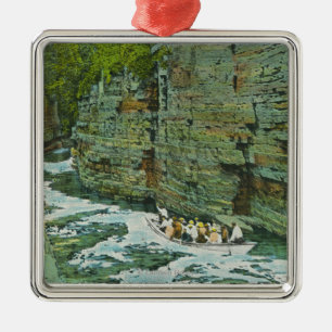 Beskåda av fartygstart besegrar flumen julgransprydnad metall