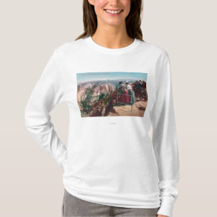 Beskåda av fissuresna och den Yosemite dalen Tee