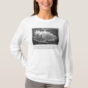 Beskåda av flödet som är bekant som La Sanguese T Shirt