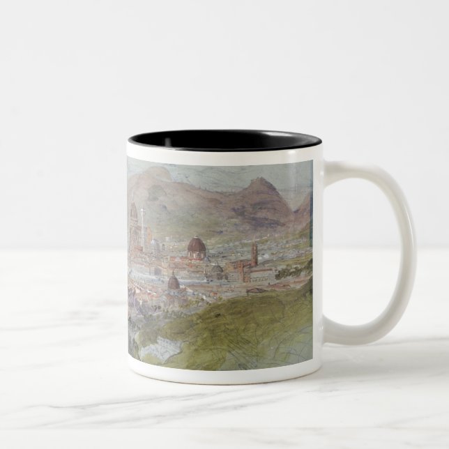 Beskåda av Florence, 1837-39 Två-Tonad Mugg (Höger)