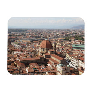 Beskåda av Florence, italien uppifrån av Magnet