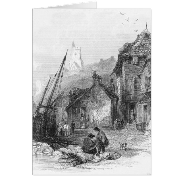 Beskåda av Folkestone Hälsningskort (Framsidan)