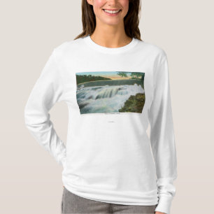 Beskåda av fördämningen på den Ausable svalgen T-shirt