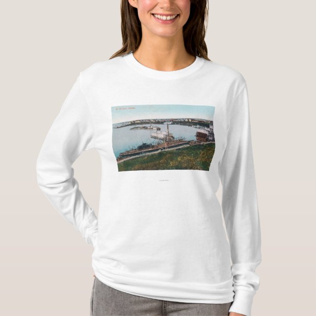 Beskåda av frakter i DockSten. Michael AK Tee Shirt (Framsida)