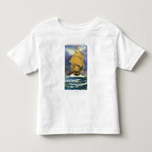 Beskåda av Frigatekonstitutionen, gammal Ironside T-shirt