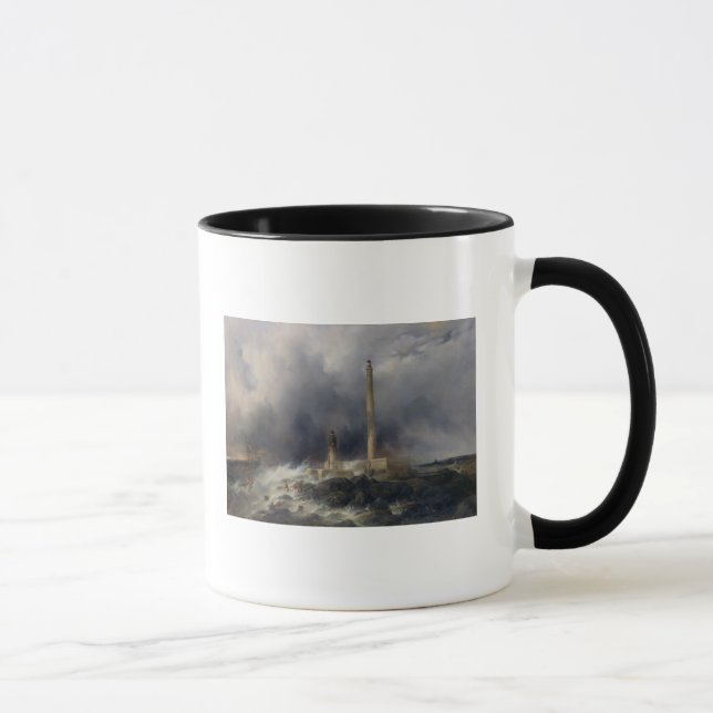 Beskåda av fyren på Gatteville Mugg (Höger)