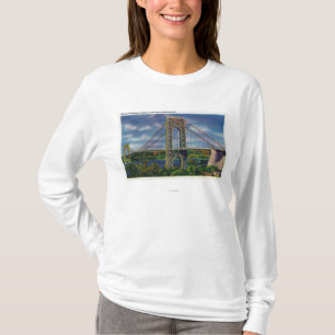 Beskåda av George Washington överbryggar Tee